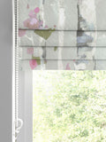 Voyage Peony Purple Hoppa roman blind, UK version