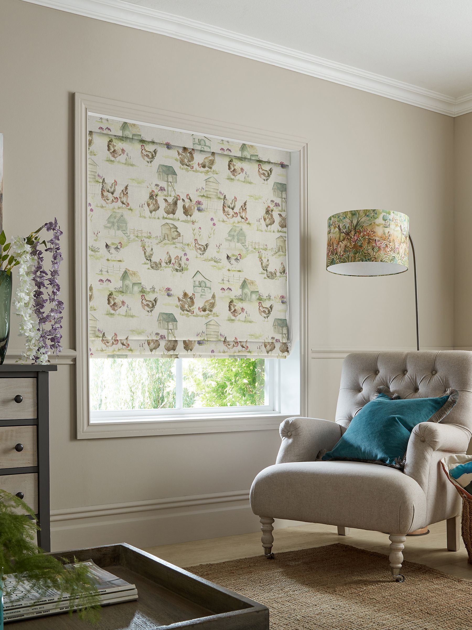 Voyage Maison Henny Penny roman blind made to measure - British product