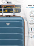 Flight Knight blue tan cabin bag 55x40x20cm, imported from the UK