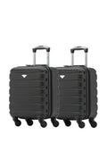 Flight Knight EasyJet Underseat Cabin Suitcase Set of 2 (Charcoal) 45x36x20cm