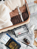 Flight Knight cream large hardcase suitcase 29 inch, imported from the UK