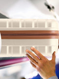 Flight Knight cream large hardcase suitcase 29 inch, imported from the UK