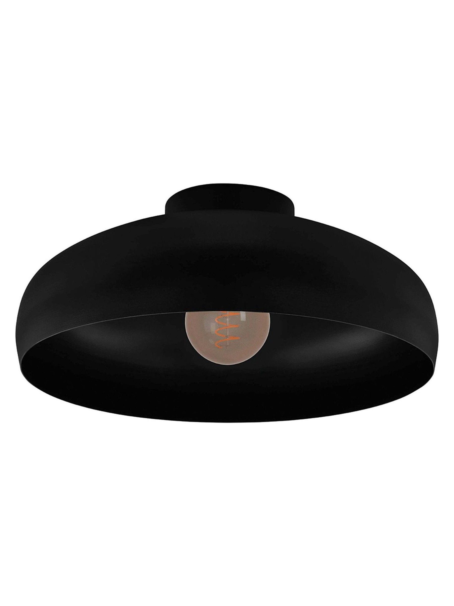 Eglo black Mogano ceiling light, imported from the UK