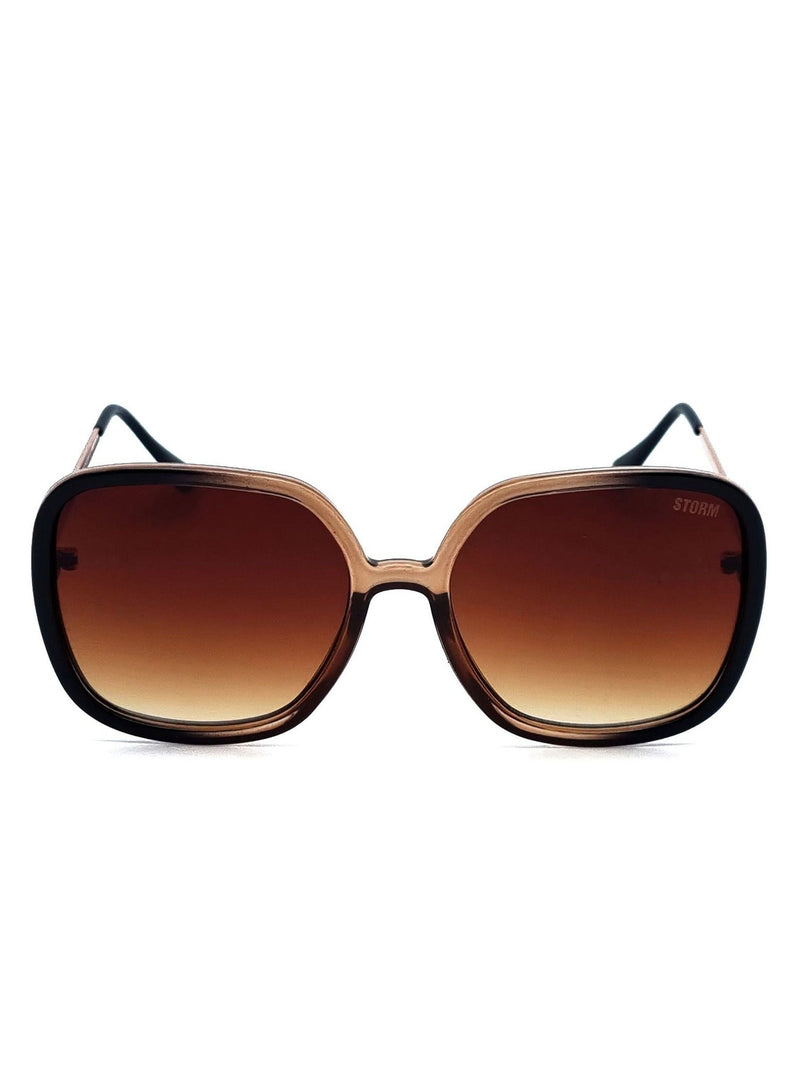 Storm London brown Halaesus sunglasses imported from the UK
