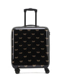 Flight Knight Butterfly Black Medium Large Hardcase Printed Lightweight Check-In Suitcase with 4 Wheels