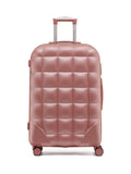 Flight Knight Rose Gold Large Large Hardcase Printed Lightweight Check-In Suitcase with 4 Wheels