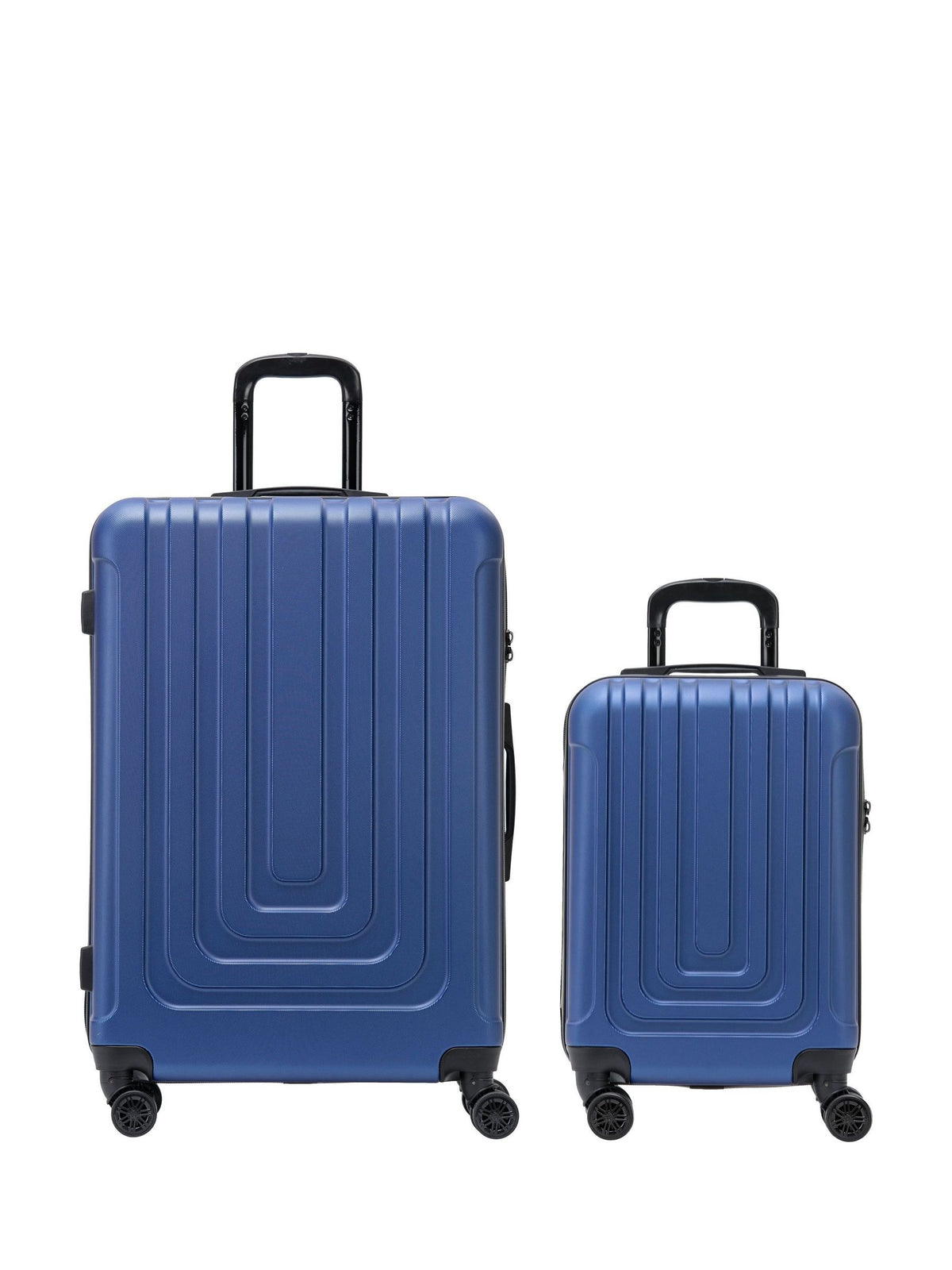 Flight Knight hardcase suitcase set navy blue, imported from the UK
