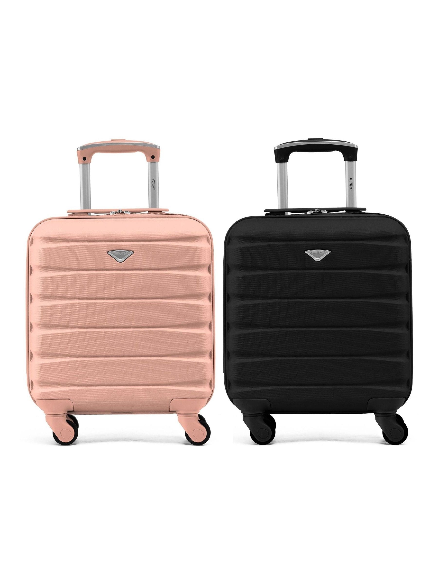 Flight Knight EasyJet Underseat Cabin Suitcase Set of 2 (Charcoal) 45x36x20cm