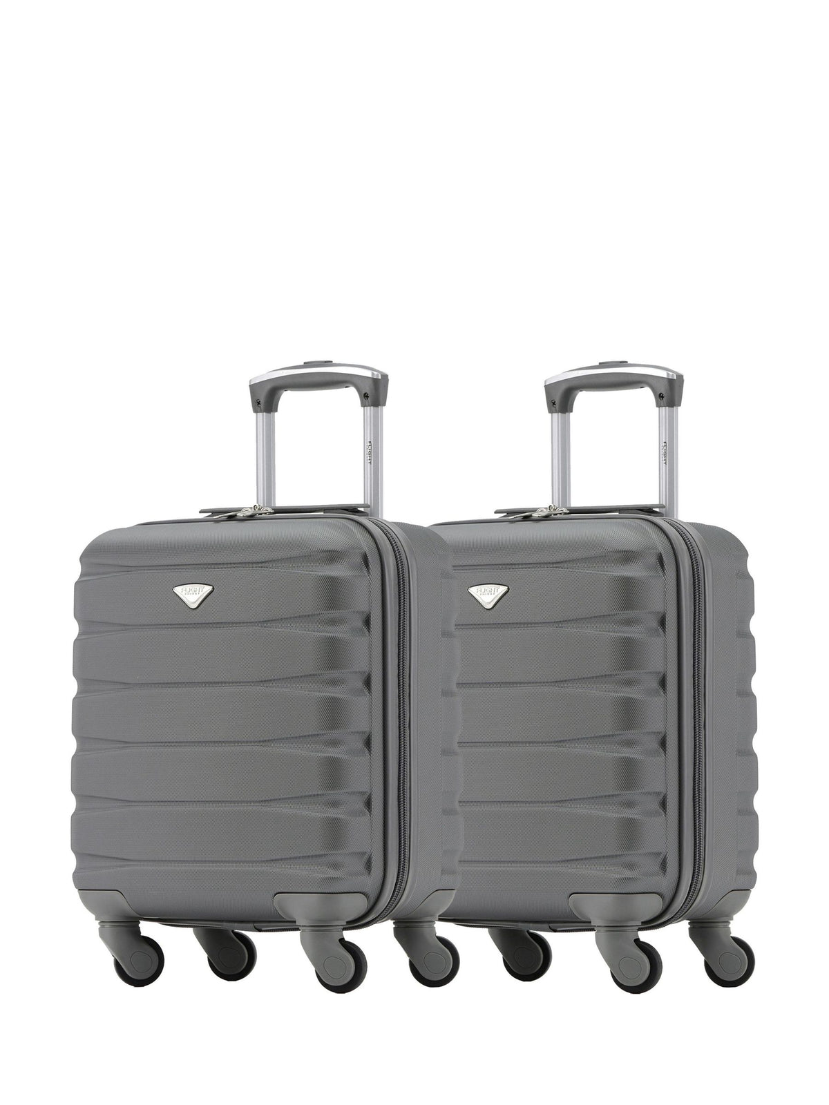 Flight Knight charcoal cabin suitcase set 45x36x20cm (British brand)