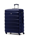 Flight Knight Cream Large Hardcase Lightweight Check-In Suitcase with 4 Wheels 29 inch