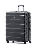 Flight Knight Cream Large Hardcase Lightweight Check-In Suitcase with 4 Wheels 29 inch