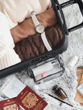 Flight Knight black anthracite hard shell cabin suitcase set 55x35x20cm - British product
