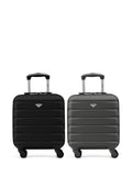 Flight Knight EasyJet Underseat Cabin Suitcase Set of 2 (Charcoal) 45x36x20cm