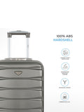 Flight Knight charcoal suitcase set 55x35x20cm (British brand)