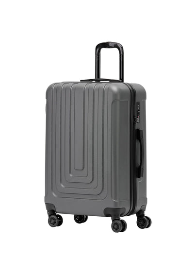 Next Flight Knight Anthracite Medium Hardcase Lightweight Check-In Suitcase with 4 Wheels- Buy online at McGrocer