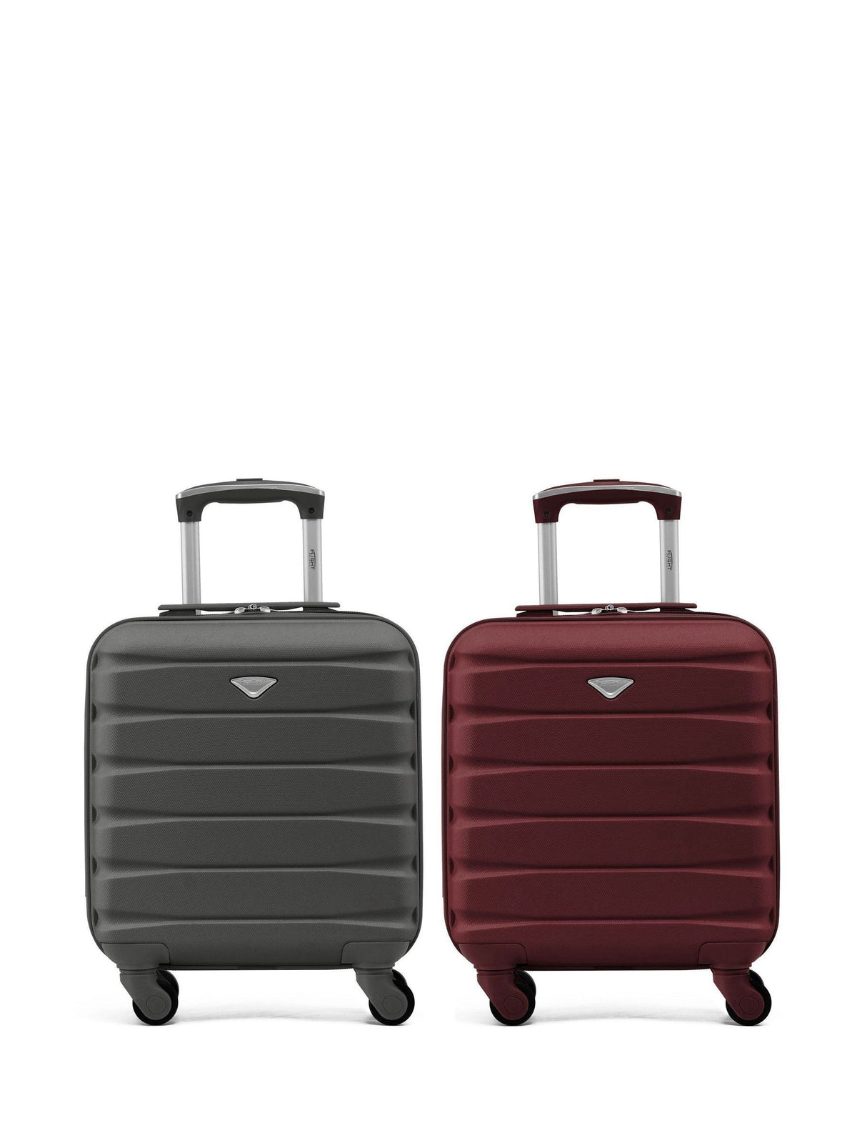 Flight Knight EasyJet Underseat Cabin Suitcase Set of 2 (Charcoal) 45x36x20cm