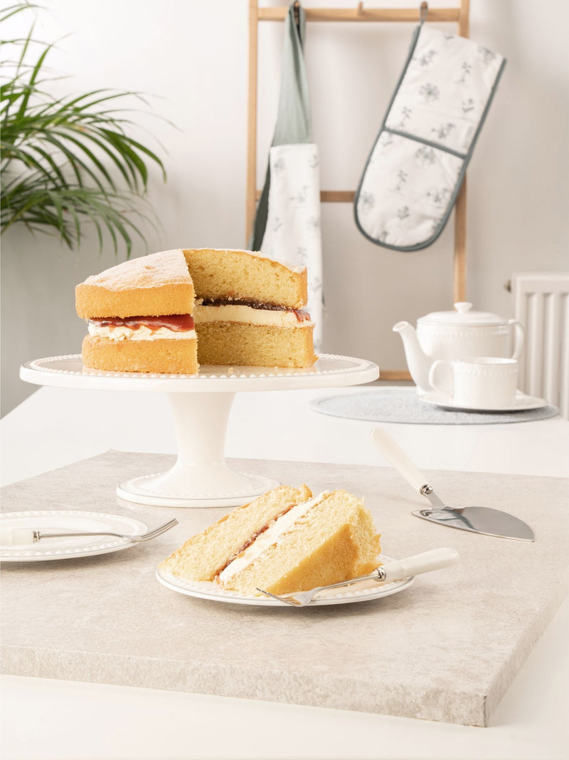 Mary Berry White Signature cake stand 30cm, imported from the UK