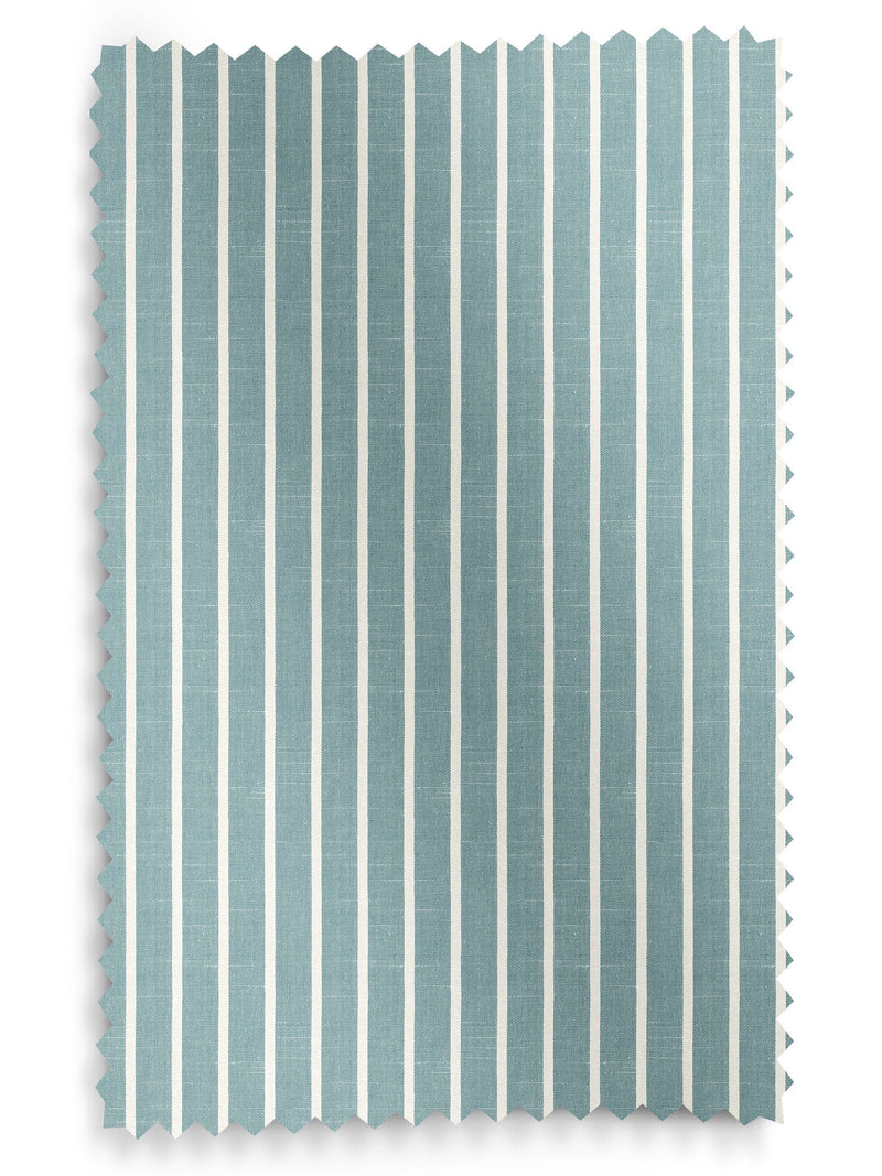 Franklin teal 100% cotton roman blind, imported from the UK