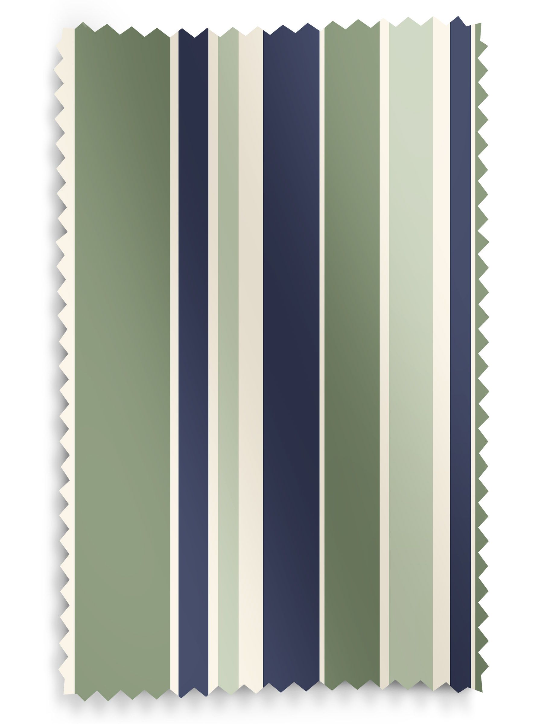 Green Huddson roman blind made to measure cotton - British product