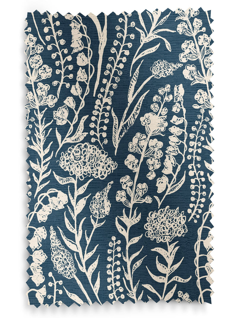 Jarrod Blue Roman blind, imported from the UK