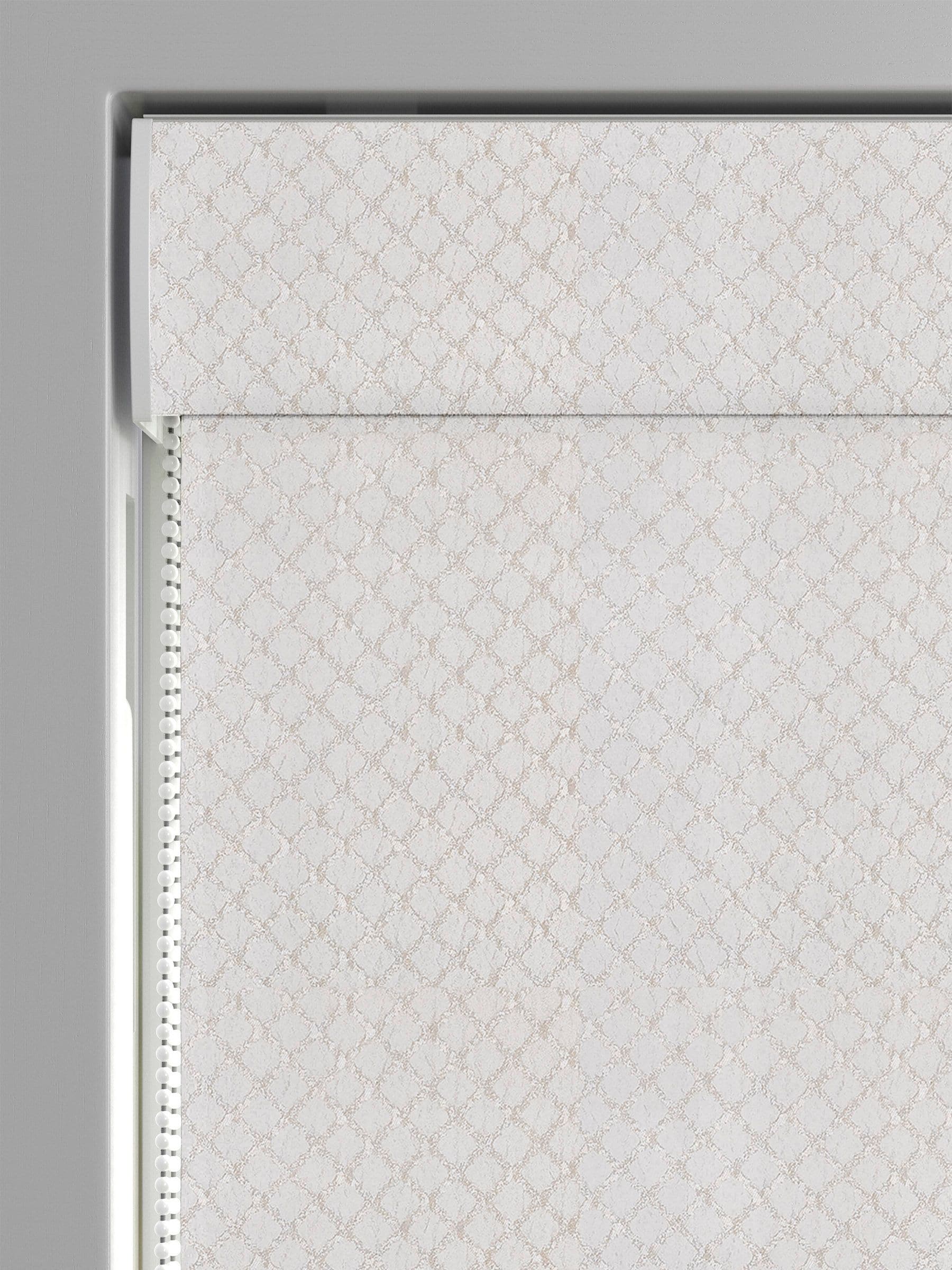 Cream Kyoto made to measure Roman blind - British product
