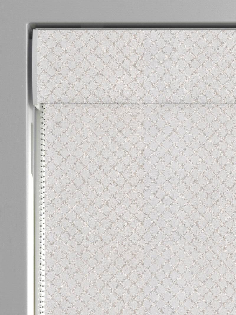 Cream Kyoto made to measure Roman blind - British product