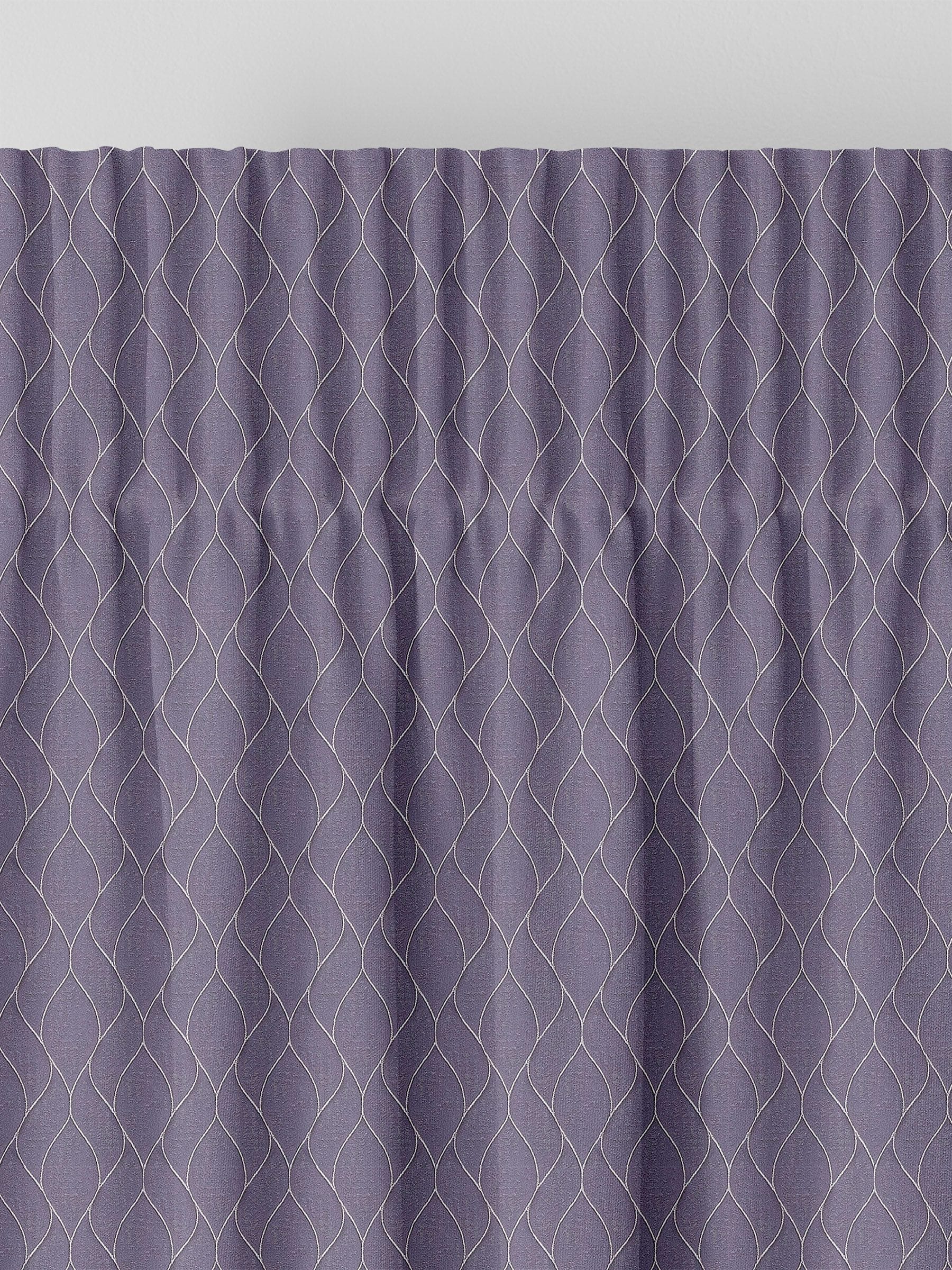 Iris Purple Molton made to measure curtains, UK version