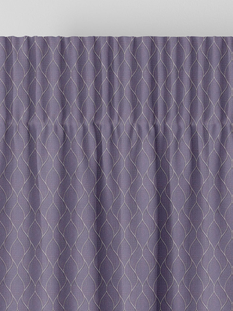 Iris Purple Molton made to measure curtains, UK version