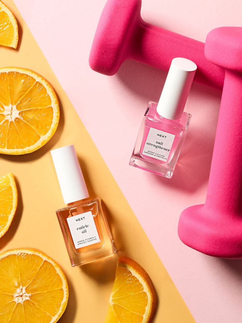 S.O.S. nail strengthener and cuticle oil set, imported from the UK