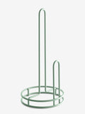 Sage green wire kitchen roll holder (British brand)
