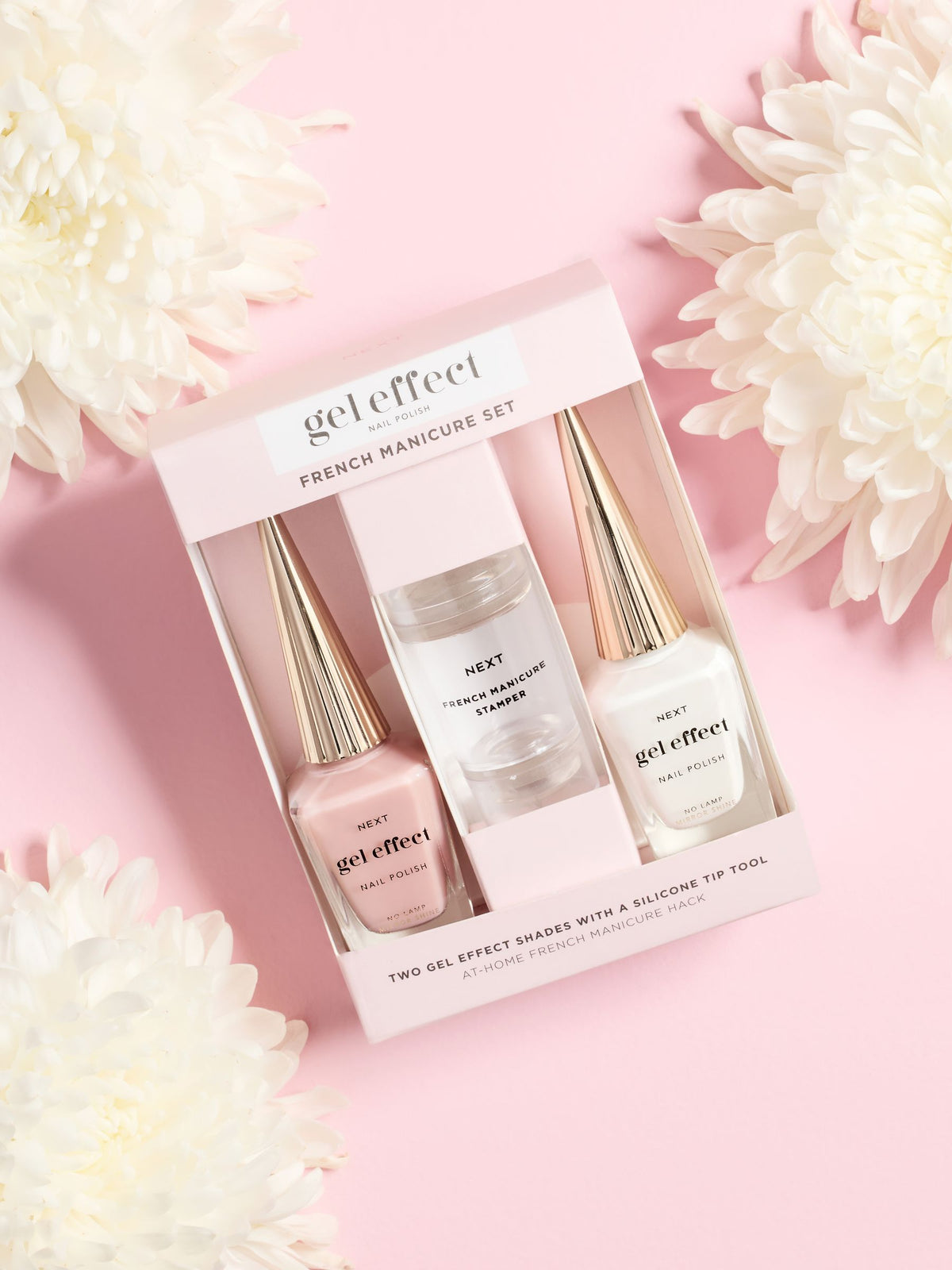Next French manicure hack gel effect nail polish set (British brand)