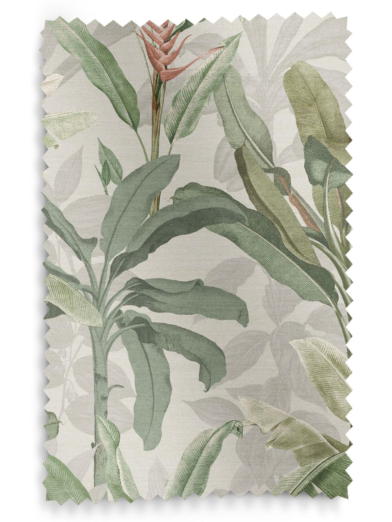 Graham & Brown Borneo palm leaf curtains, imported from the UK