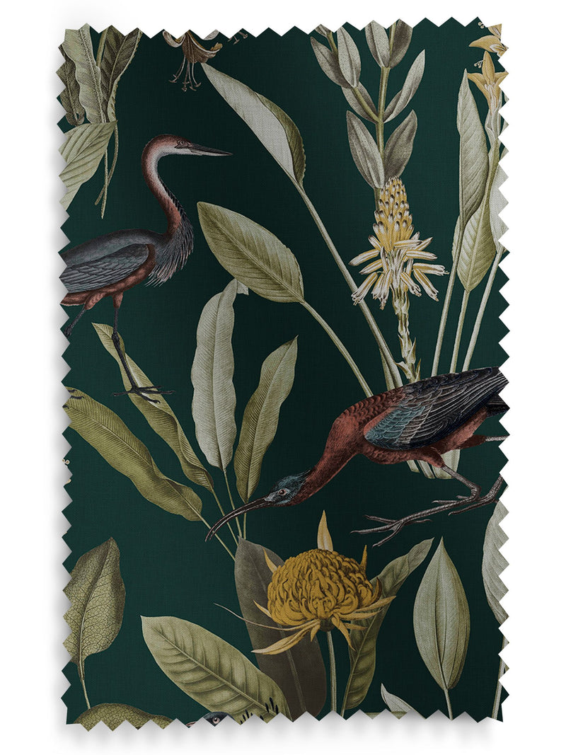 Graham & Brown Green Glasshouse made to measure curtains (British brand)