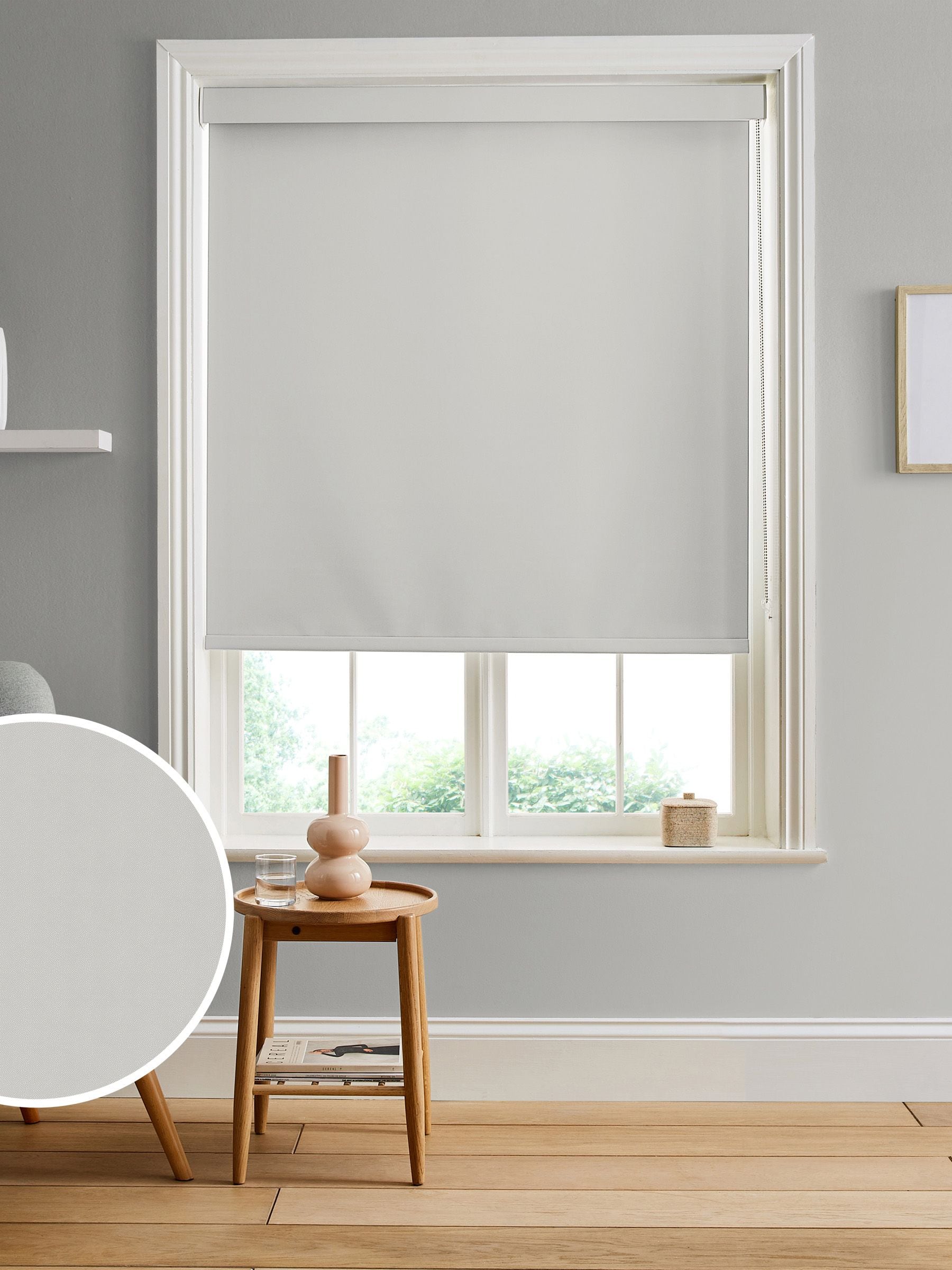 Graham & Brown Grey Barker made to measure roller blind (British brand)