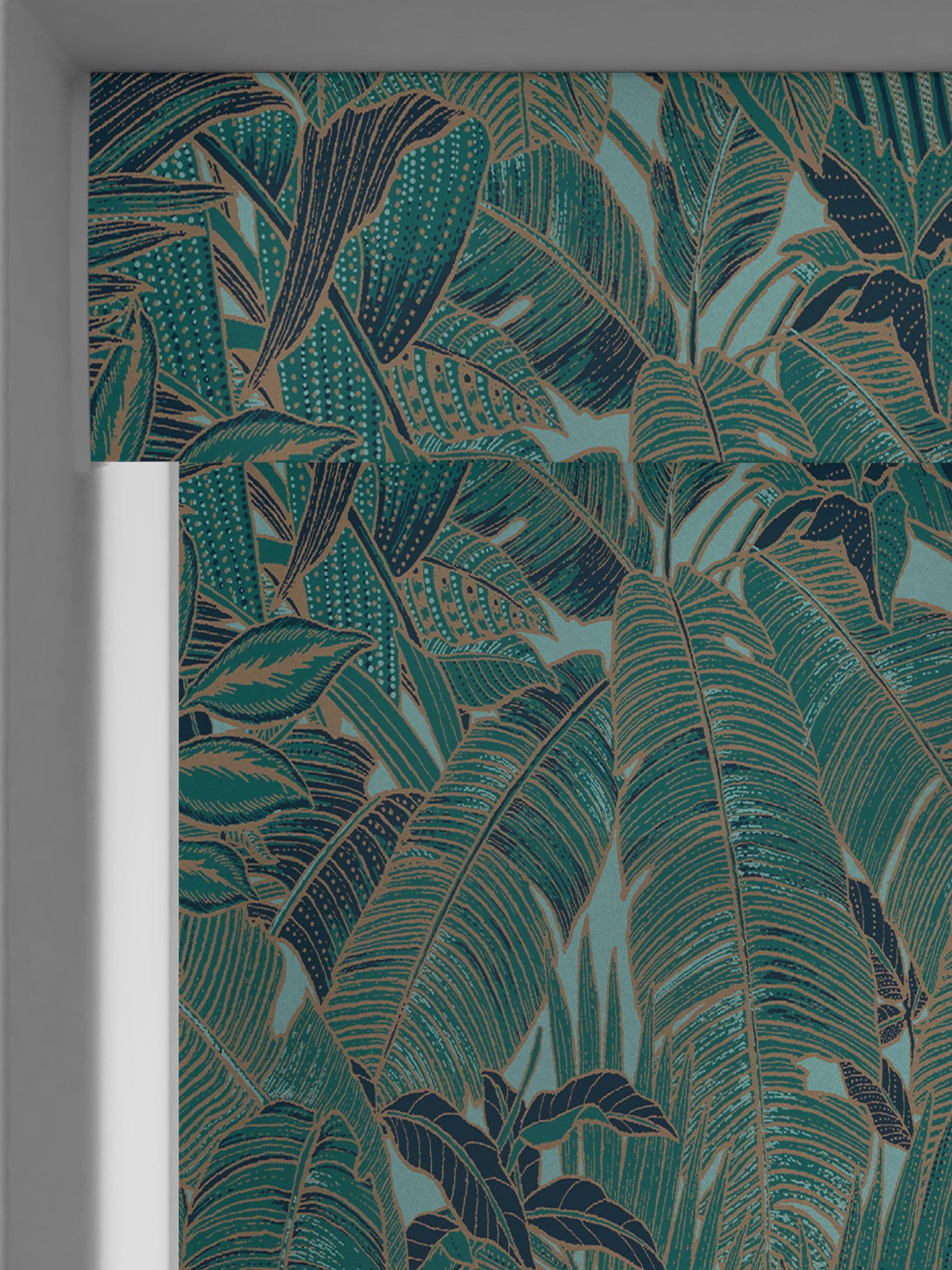 Graham & Brown Green Paradys roller blind - British product
