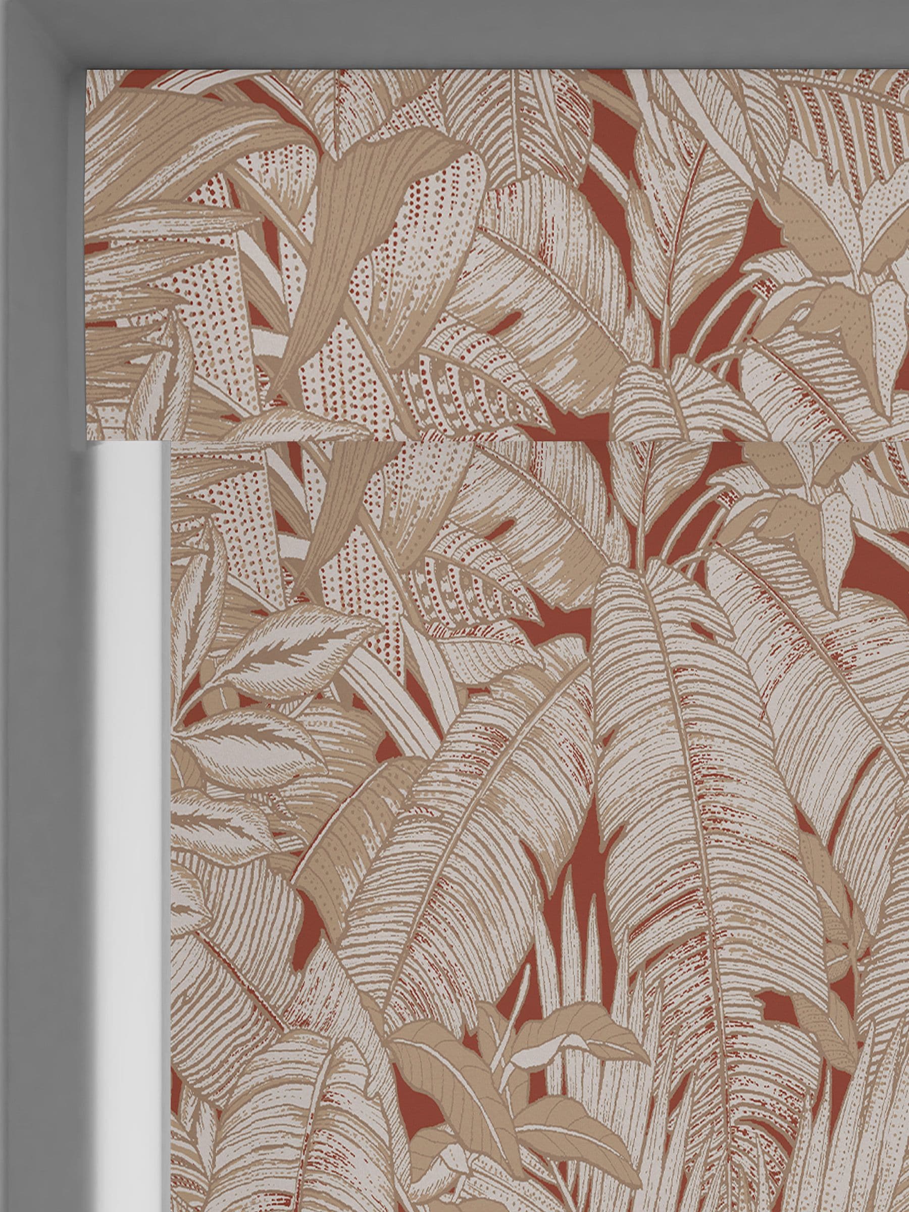 Graham & Brown roller blind Alizarin Red Paradys - British product