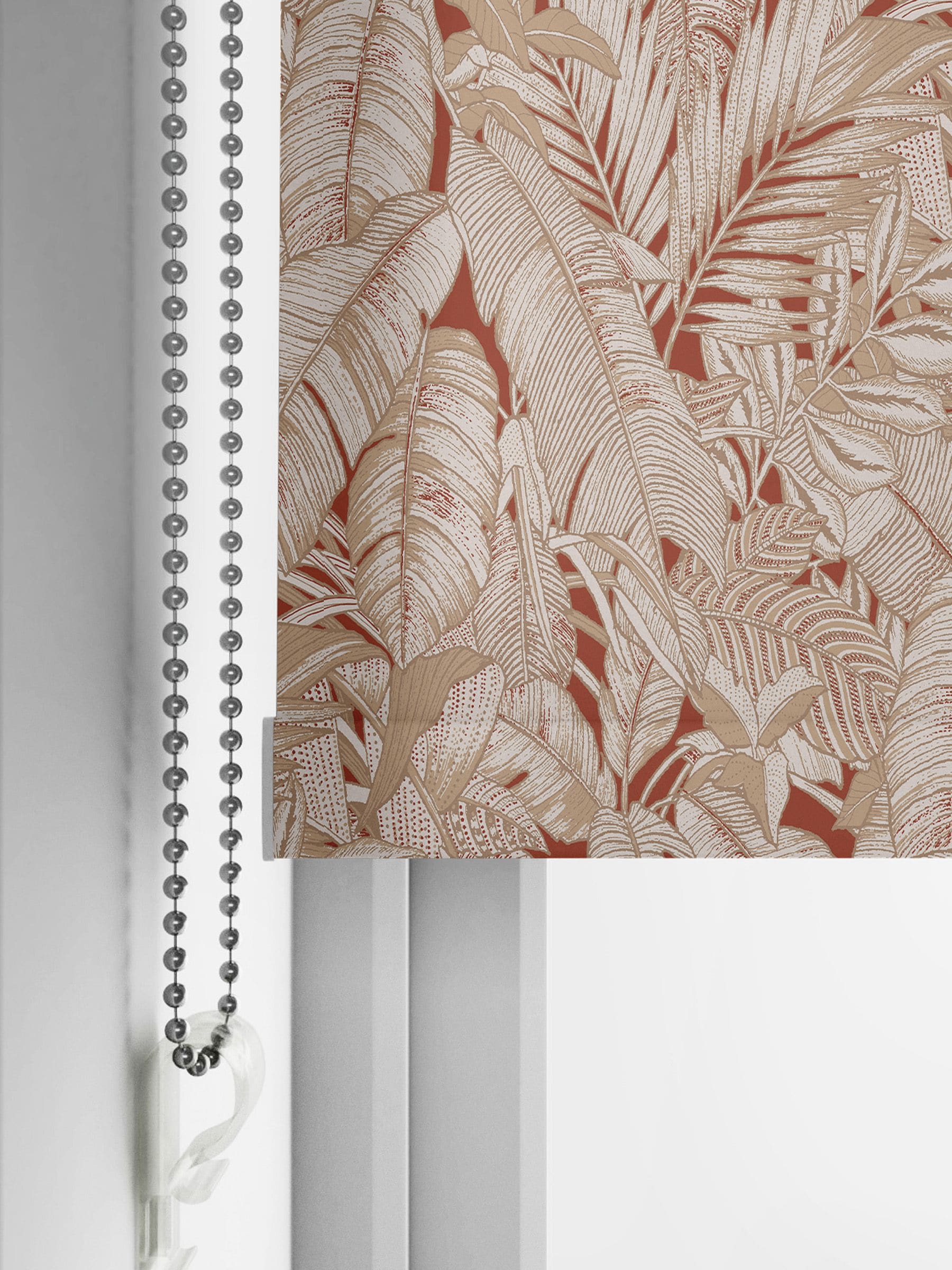 Graham & Brown roller blind Alizarin Red Paradys - British product