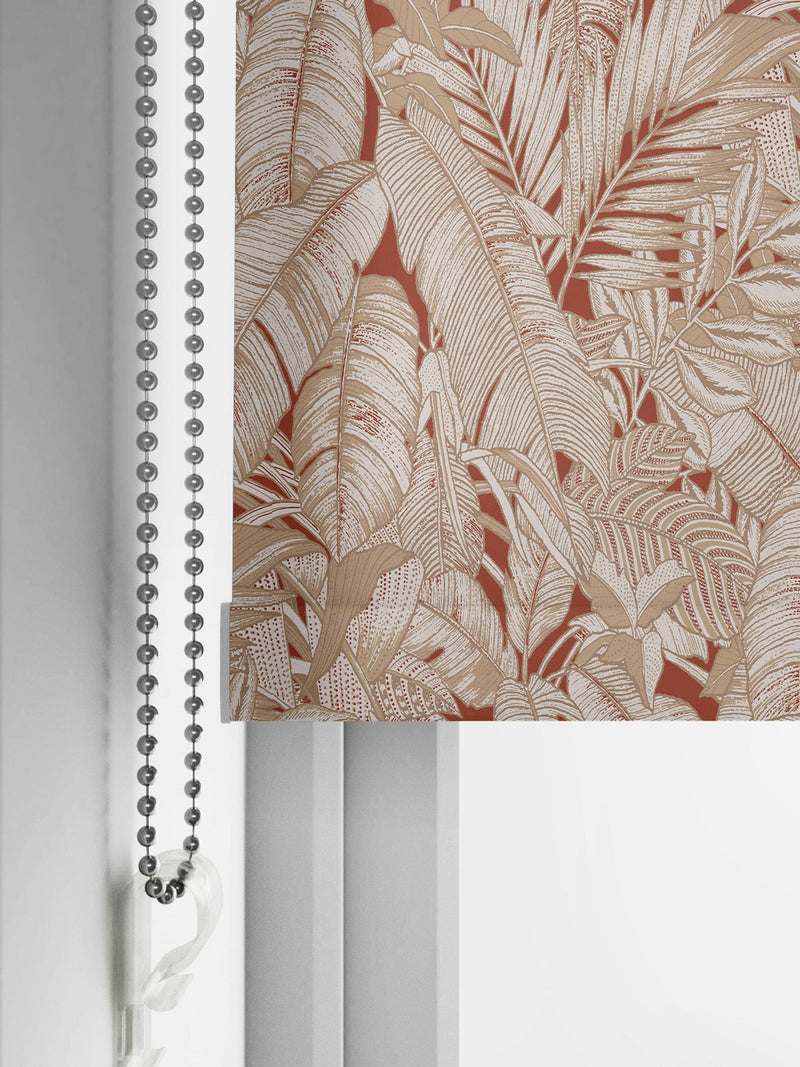 Graham & Brown roller blind Alizarin Red Paradys - British product