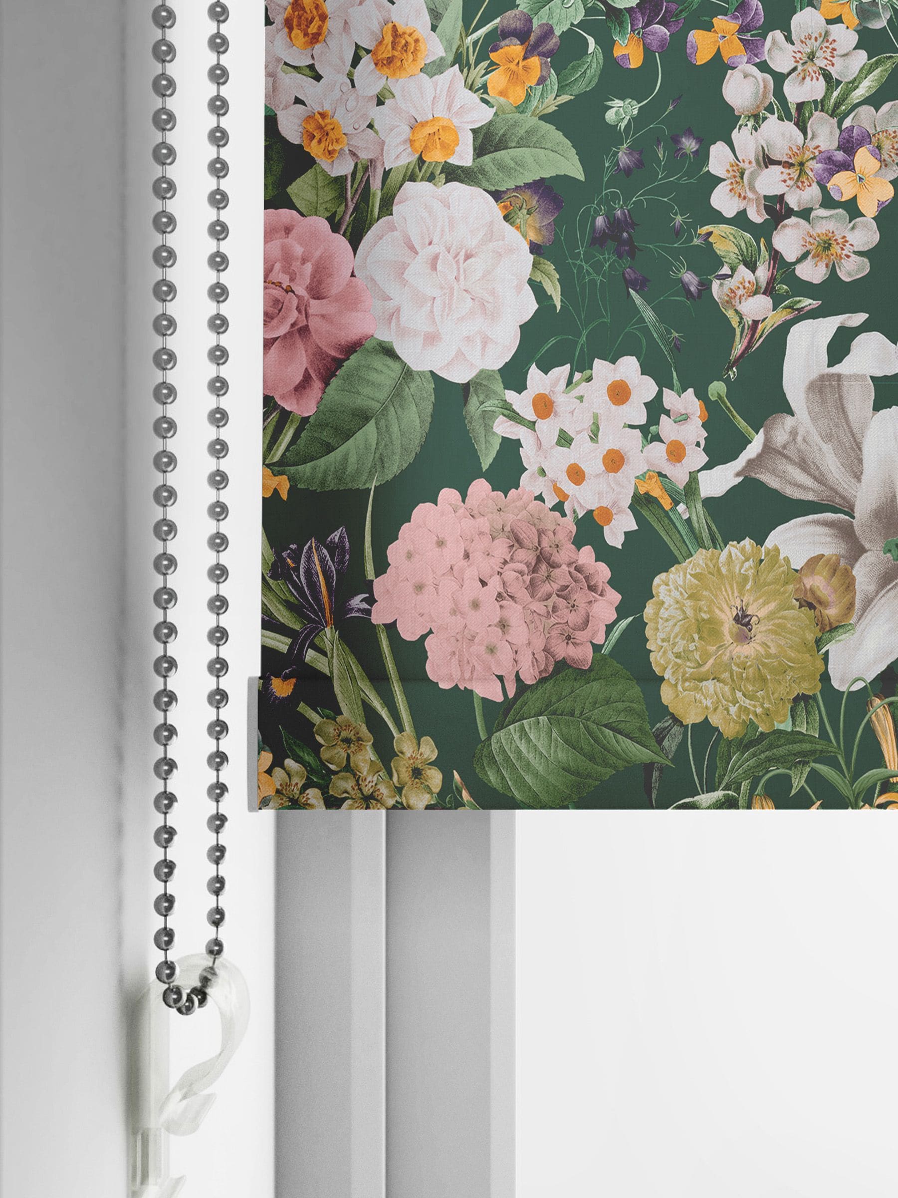 Graham & Brown Glasshouse Emerald Green roller blind, UK version
