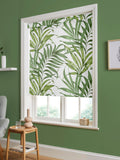Graham & Brown Lush Green Yasuni roller blind, imported from the UK