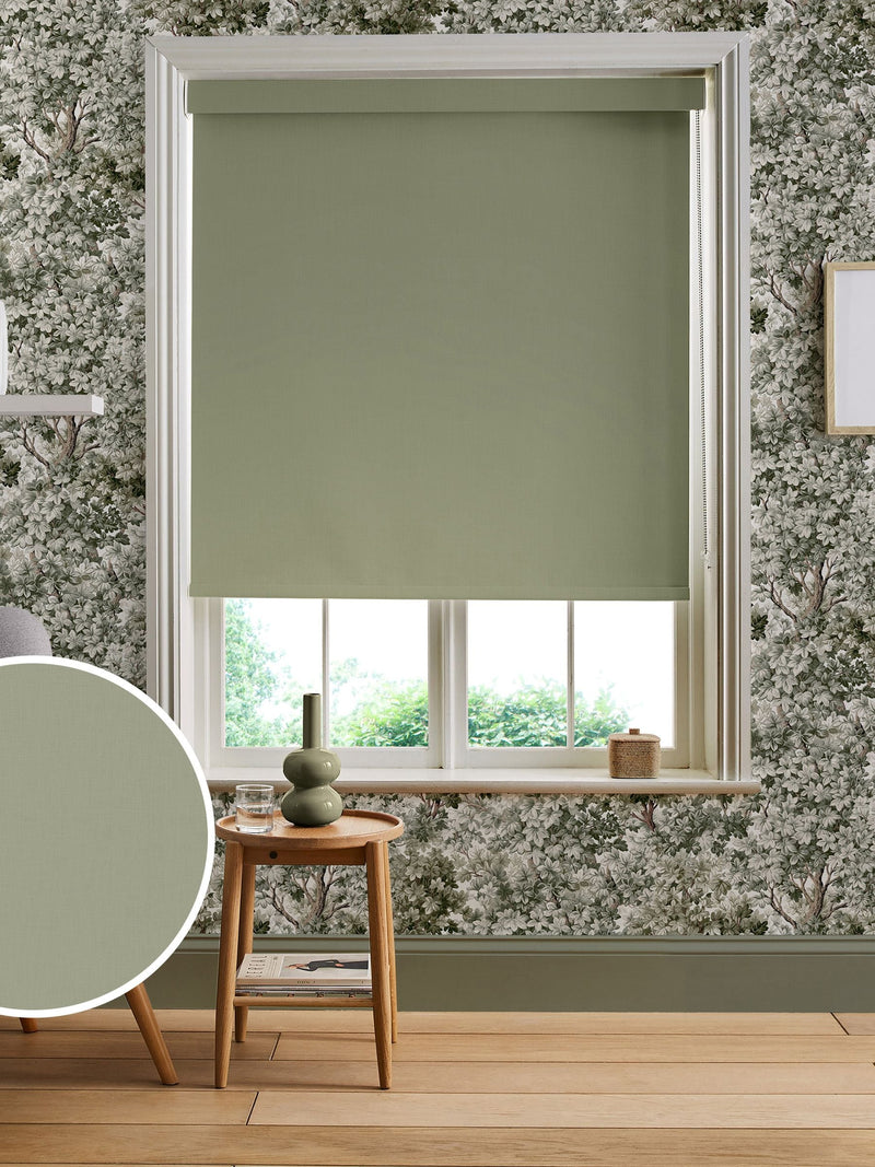 Graham & Brown sage roller blind made to measure - British product