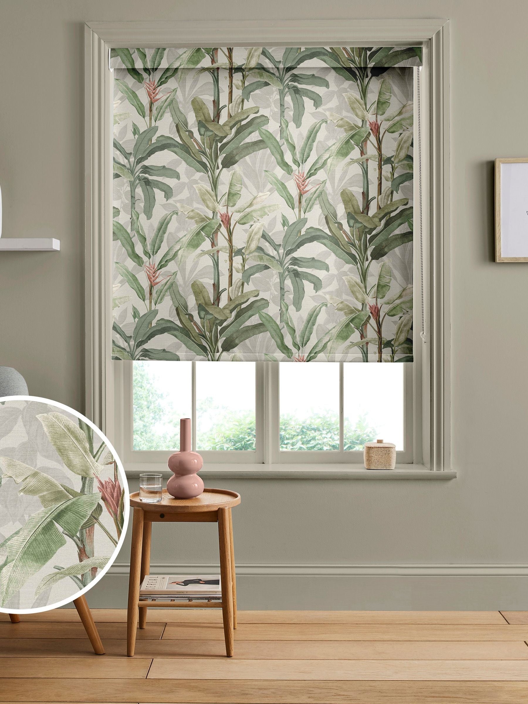 Graham & Brown Borneo design roller blind - British product
