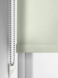 Graham & Brown Whirl roller blind in sage green, UK version