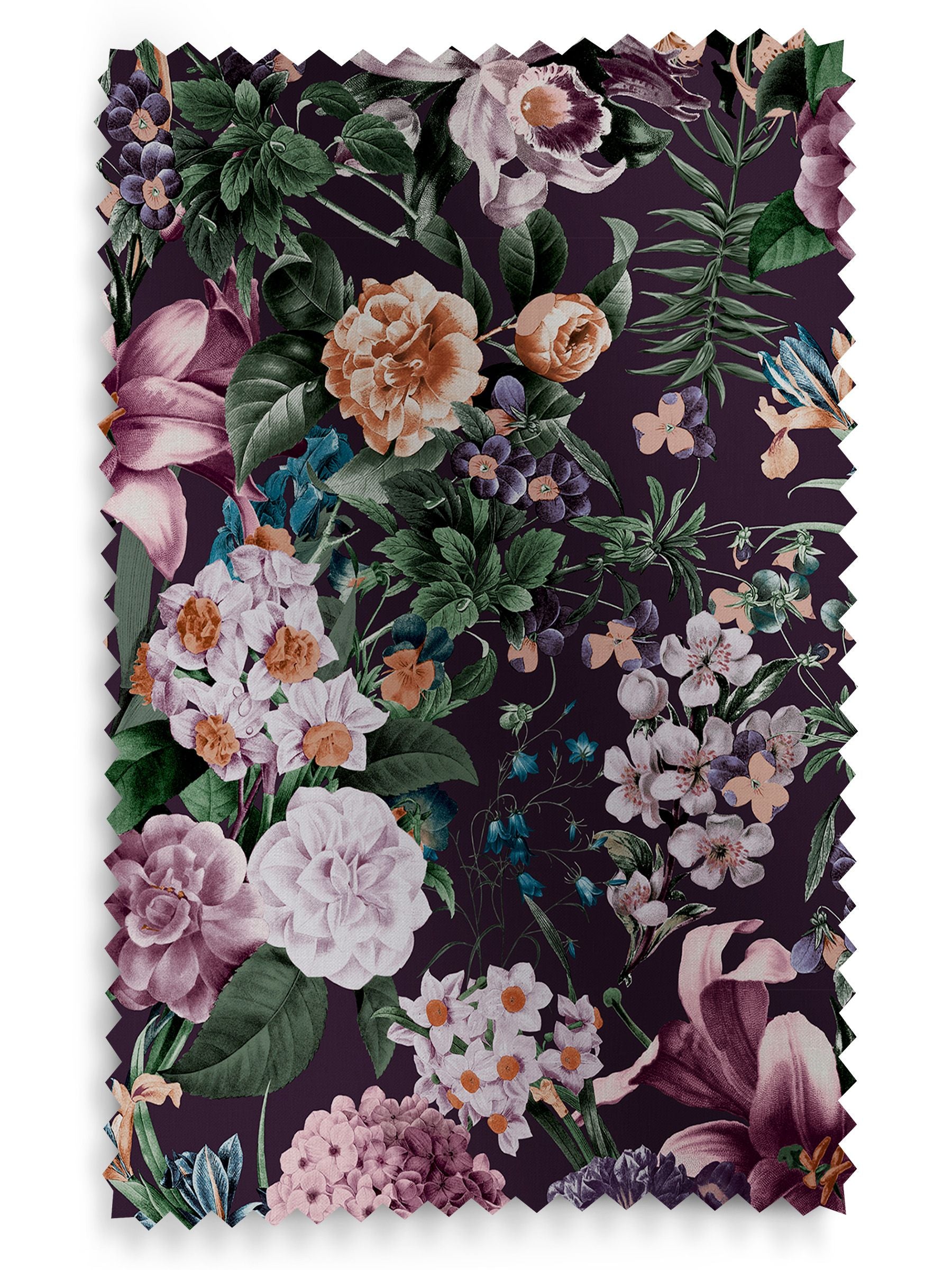Graham & Brown Amethyst Purple Glasshouse roller blind, imported from the UK