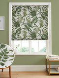 Graham & Brown Midsummer Fern cotton roman blind, imported from the UK