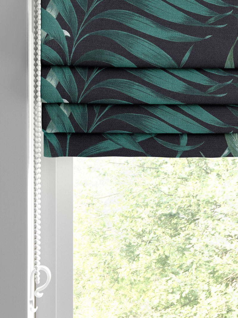 Graham & Brown midnight navy roman blind made to measure, imported from the UK
