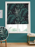 Graham & Brown midnight navy roman blind made to measure, imported from the UK