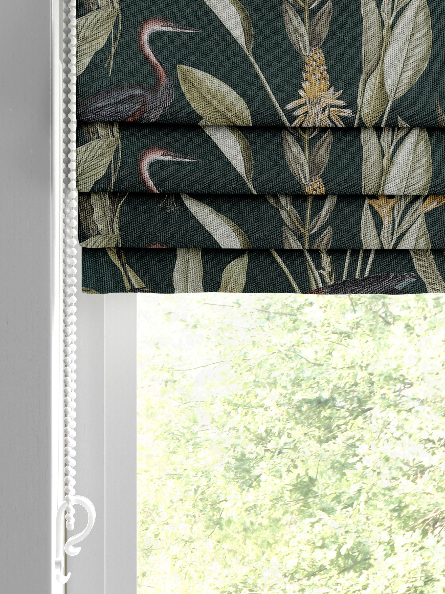 Graham & Brown Green Glasshouse roman blind made to measure - British product