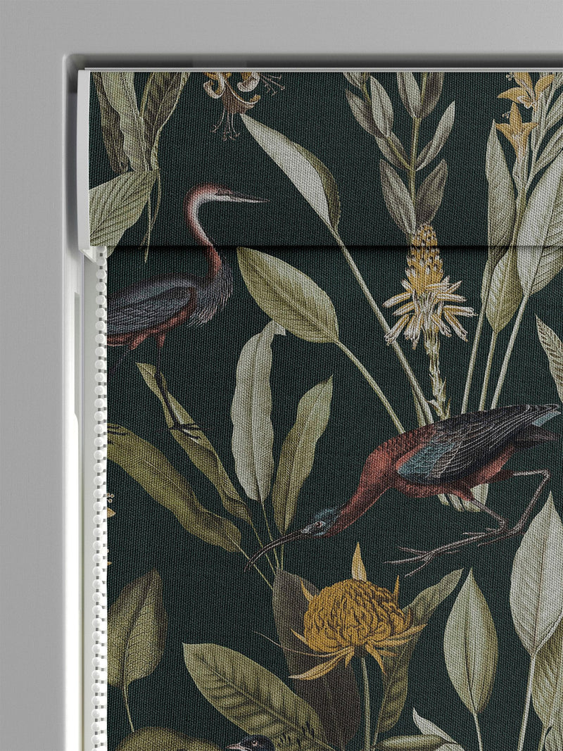 Graham & Brown Green Glasshouse roman blind made to measure - British product