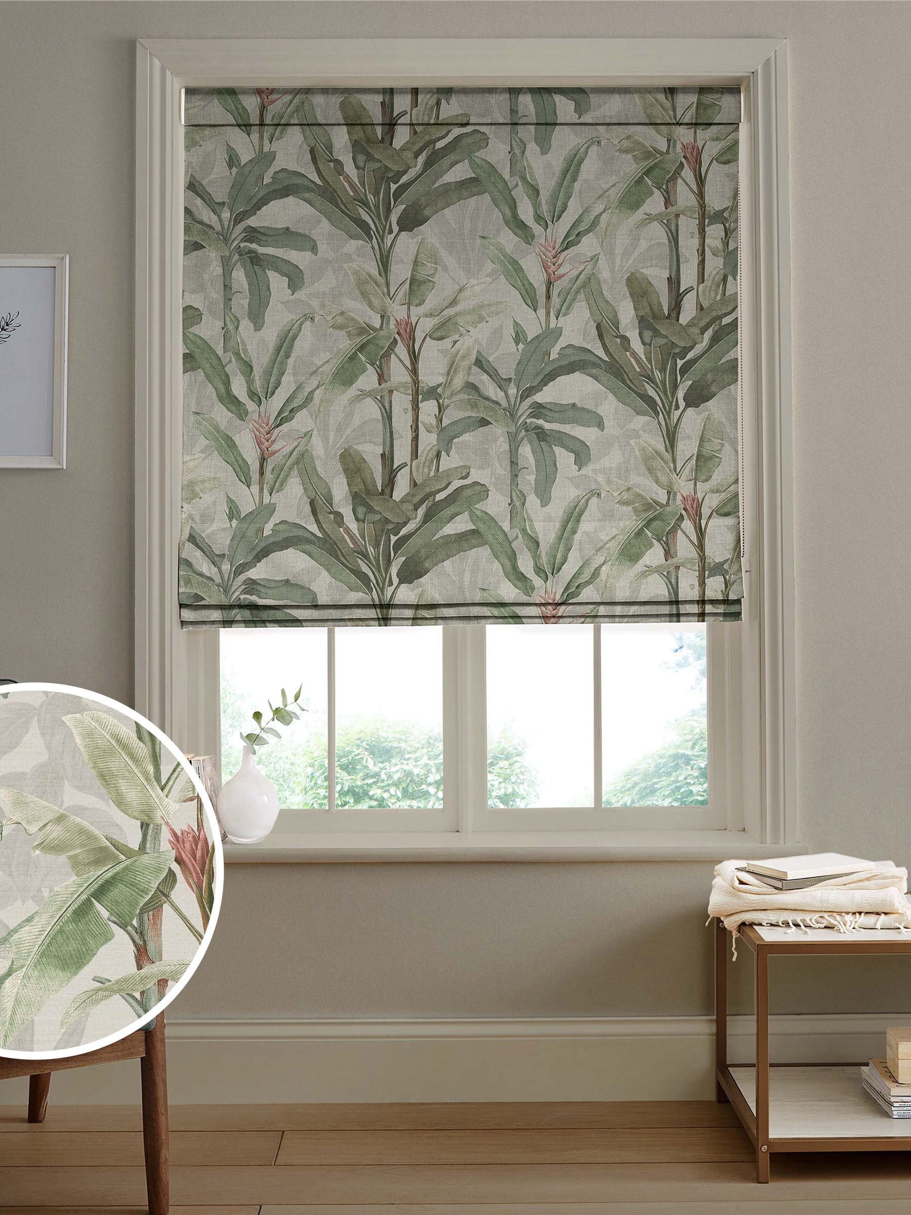 Graham & Brown Borneo Roman blind, made to measure - British product